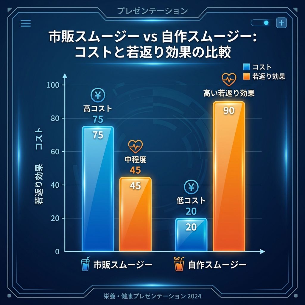 市販スムージー vs 自作スムージーの比較
