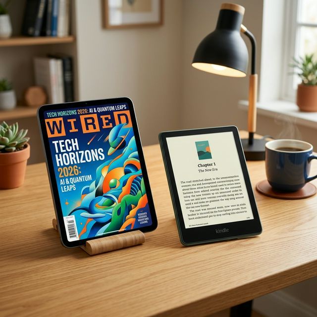 iPad vs Kindle? 2026年の読書体験を最大化するデバイス選び