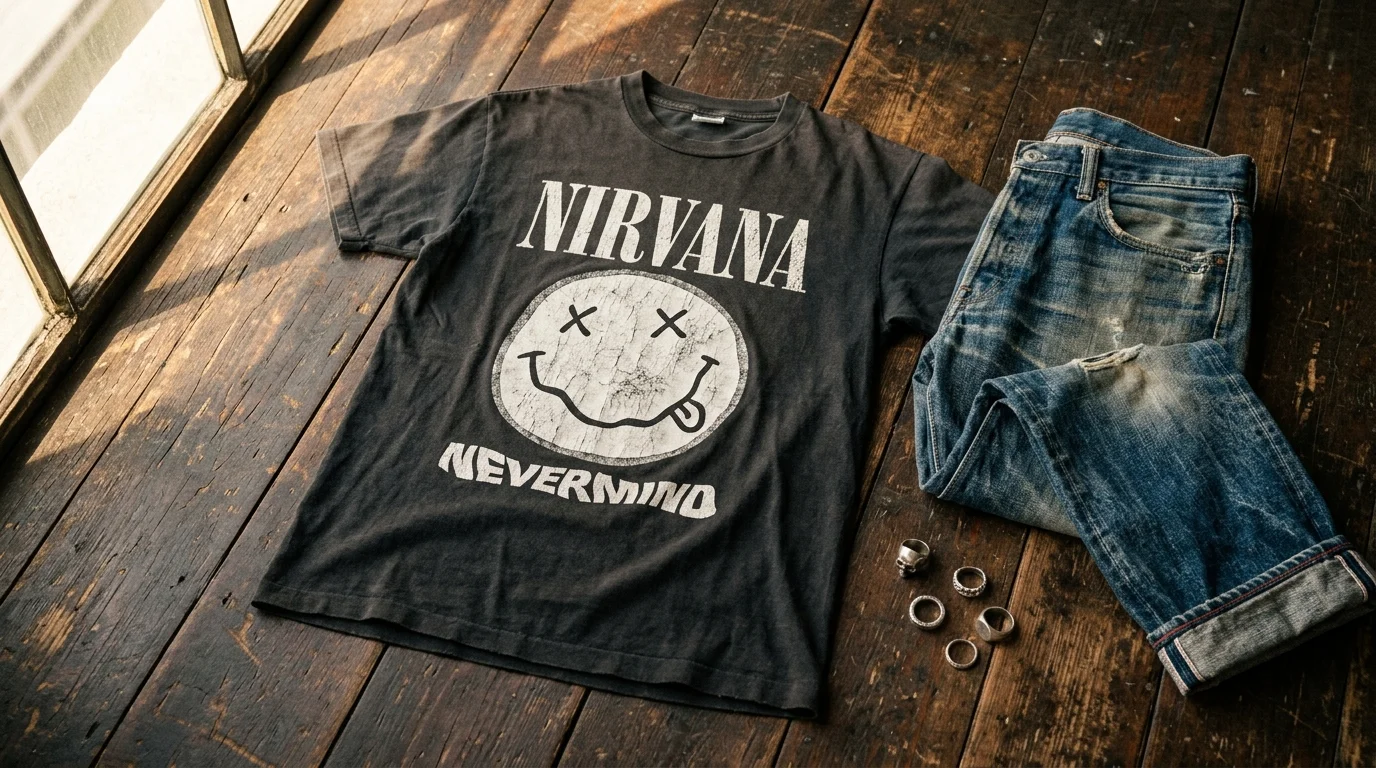 【なぜ今10万円？】NIRVANAなど90sヴィンテージTシャツが高騰する理由と「着る現物資産」としてのコスパ・偽物の見分け方